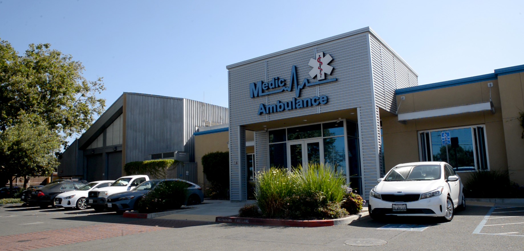 Outdoor view of the Medic Ambulance offices