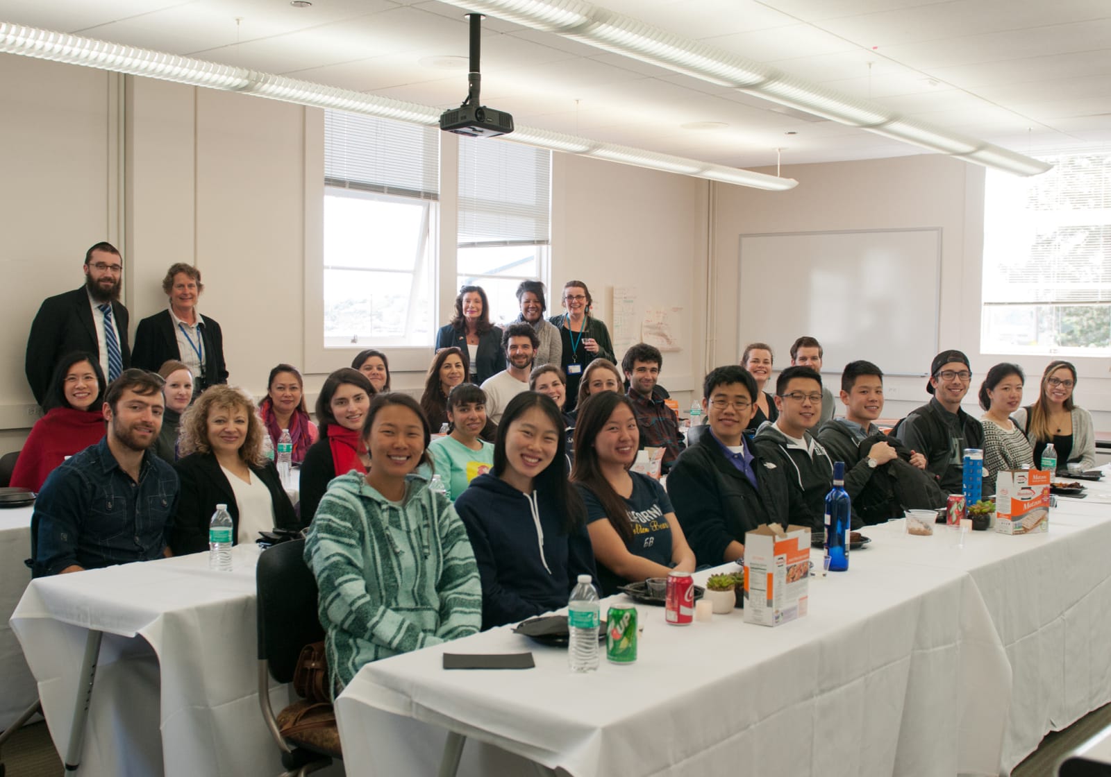 TUC students celebrating passover