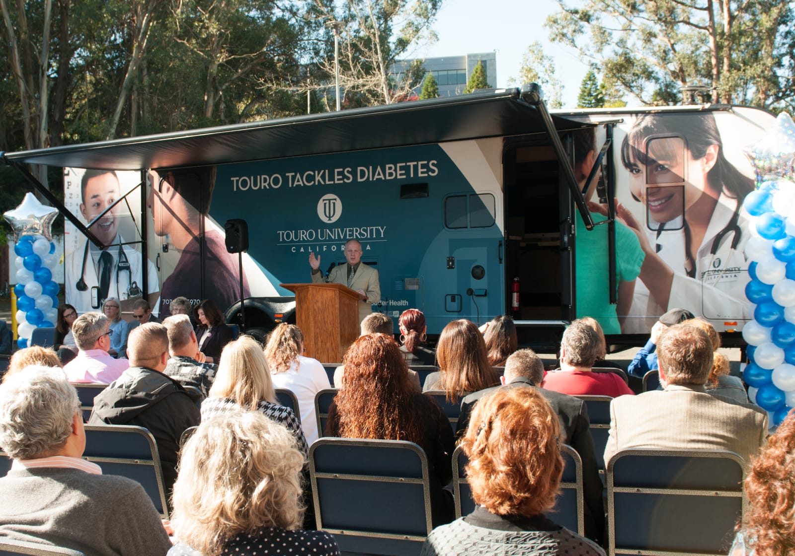 TUC Diabetes mobile unit at event
