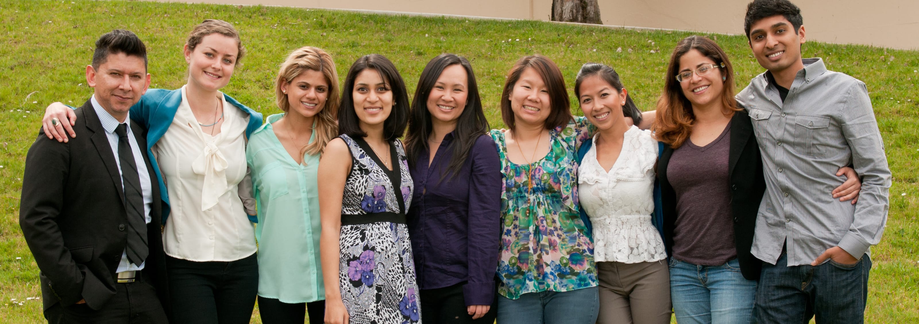 group shot of MPH students