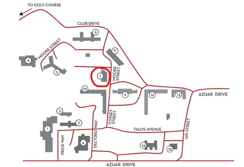map of the metabolic research center location