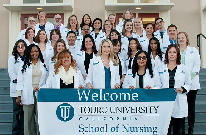 The inaugural class of the TUC Masters of Science in Nursing students (2016) after their White Coat Ceremony.
